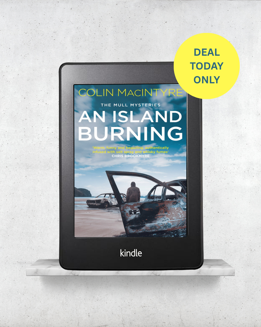 AMAZON DEAL TODAY ONLY ON COLIN’S NOVEL ‘AN ISLAND BURNING’! 31/7/26